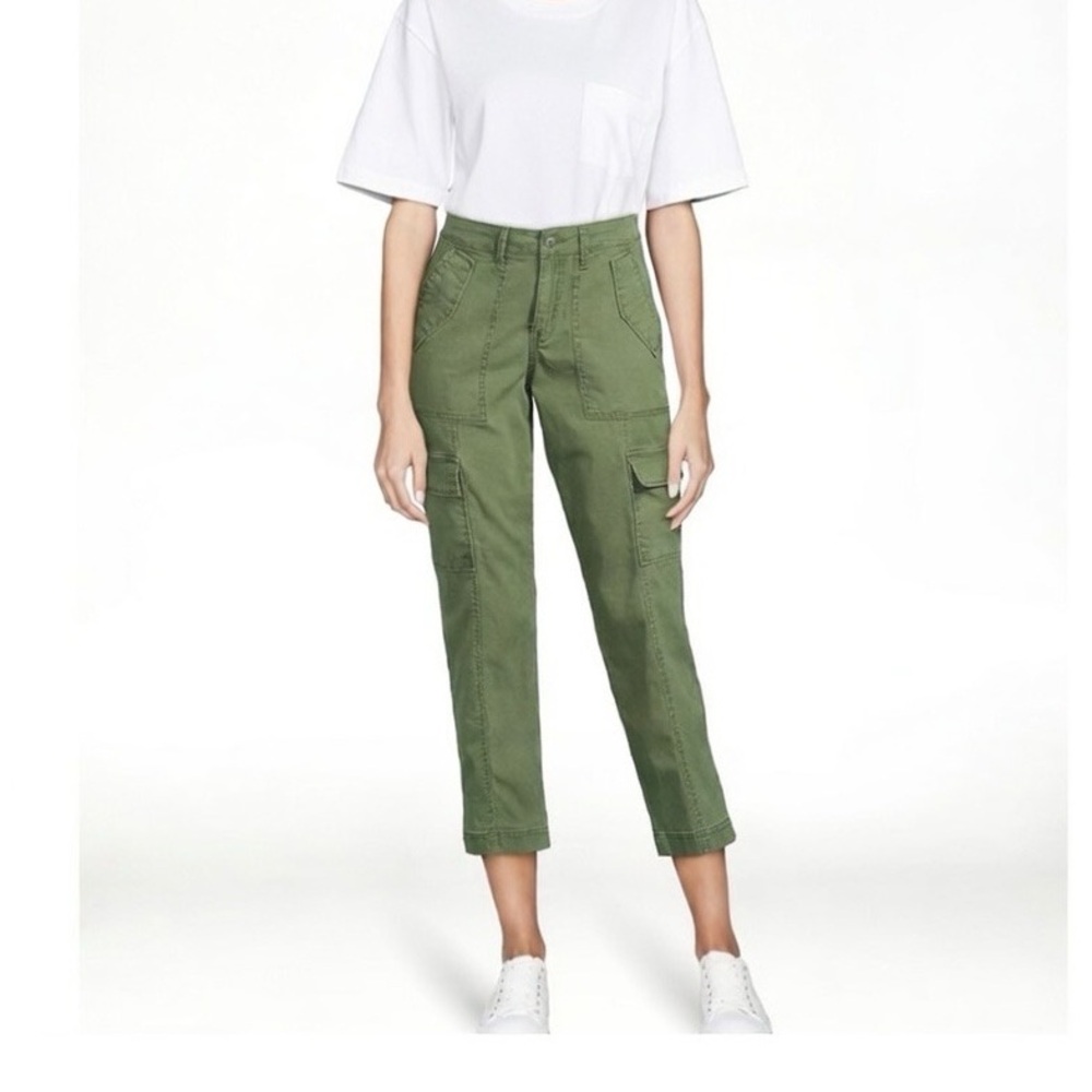 Women’s Green Twill Cargo Pants size Small